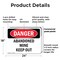 Signmission Abandoned Mine Keep Out Danger Sign, Plastic, 24in W x 18in L, 2PK OS-2PACK-DS-P-1824-L-1886 - alternate 3